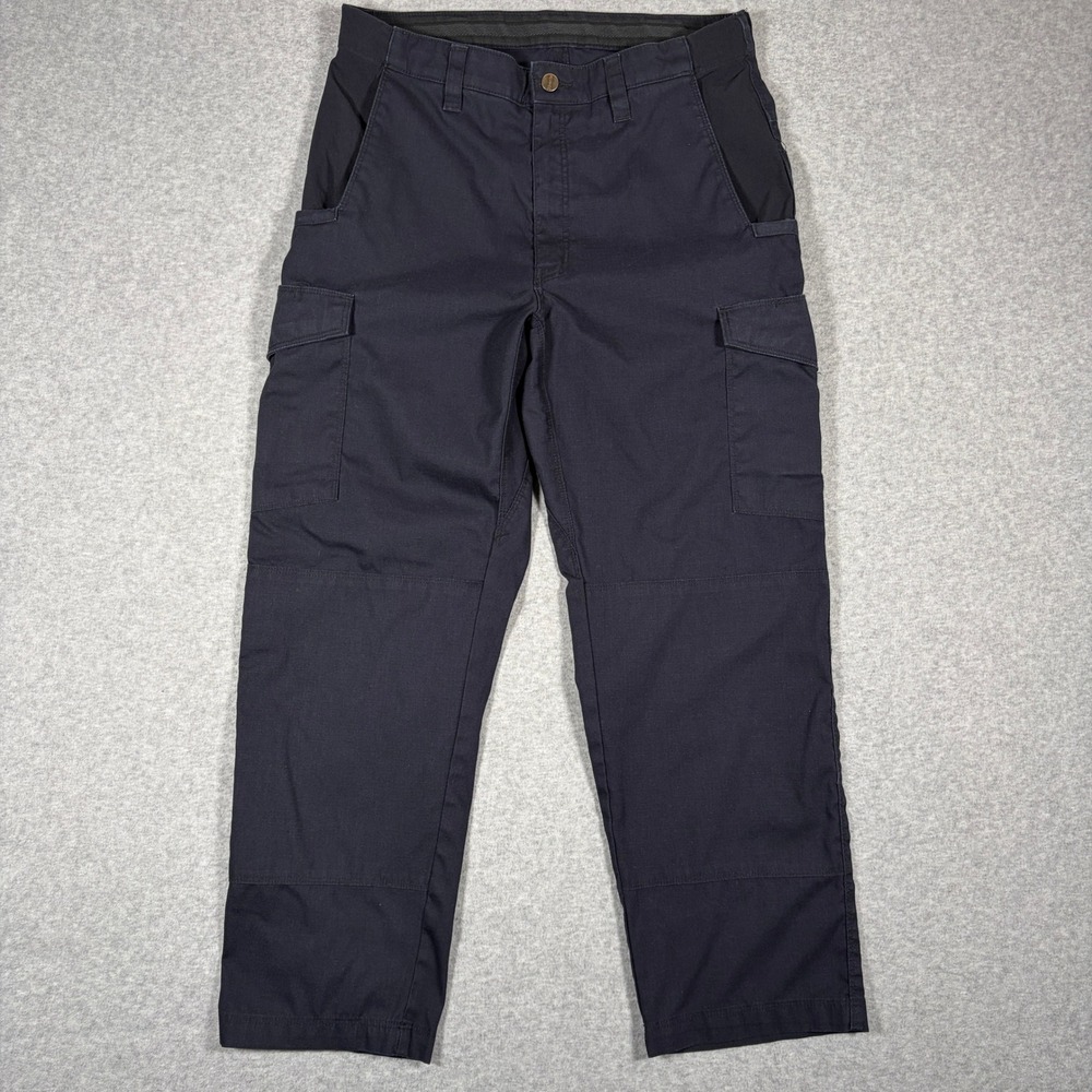Vertx Cargo Tactical Pants Mens 33x28 Navy Blue Ripstop Military Work